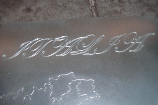 Incisioni personalizzate su metallo Modena
